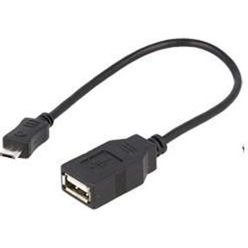 Cable USB - USB femelle vers Micro USB male - 0.2m