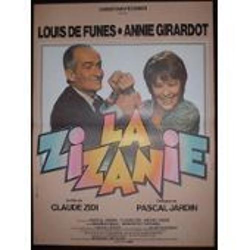 La Zizanie - Louis De Funes - Annid Girardot - Claude Zidi - Pascal Jardin - Affiche De Cinémapliée 60x40 Cm