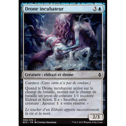 Foil - Drone Incubateur - La Bataille De Zendikar - 60/274 