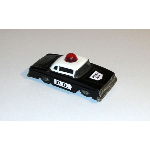 Voiture En Tole Metal Ancien Jouet Friction Police Dept