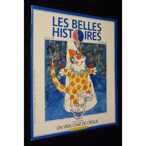 Les Belles Histoires (N°278, Novembre 1995) : Un Vrai Chat De Cirque