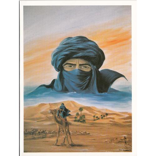 Peinture De Driss Essahel, " Face À L'aventure ", Maroc.