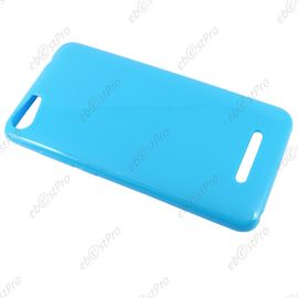 Ebeststar ® Housse Coque Protection Silicone Gel Etui Souple Pour Wiko Lenny 2, Couleur Bleu + 1 Film Protection D'écran + Lingette
