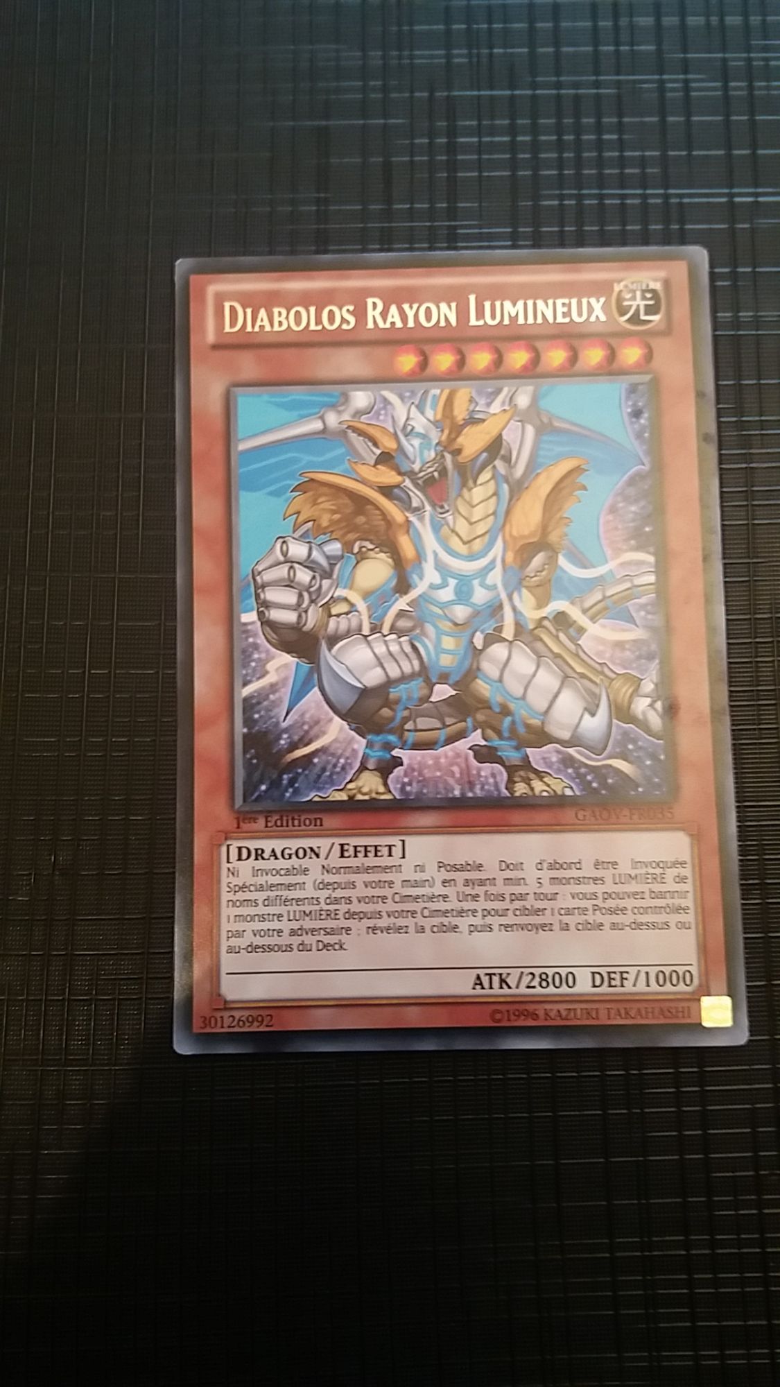 Yu-Gi-Oh! - Gaov-Fr035 - Diabolos Rayon Lumineux - Rare