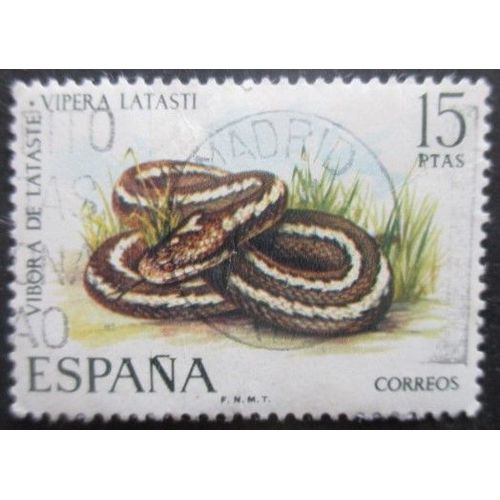 Espagne N°1851 Vipère Oblitéré