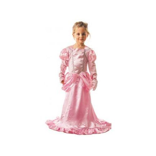 Déguisement Princesse Rose Fille 7-9 Ans (Robe Cerceau)