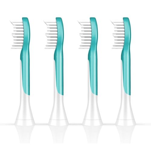 Philips Sonicare For Kids HX6044 - Tête de brosse de rechange - pour brosse à dent - bleu super frais (pack de 4)