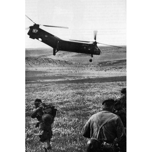 Algérie - Les Légionnaires Du 2ème Rep Héliportés Sur L'arb Estaya Le 15 Mars 1958