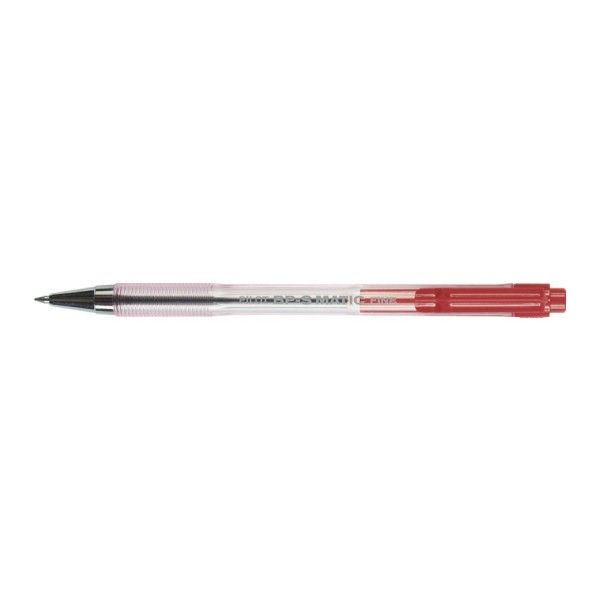 Pilot Lot De 3 Stylos À Bille Rétractable Bps-Matic Medium, Rouge