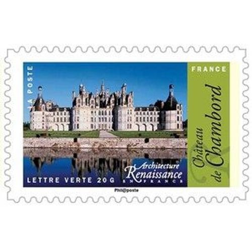 Château De Chambord - Autoadhésif - Le Timbre