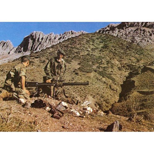 Algérie - Légionnaires Avec Canon De 57 Sans Recul Dans Les Aurès