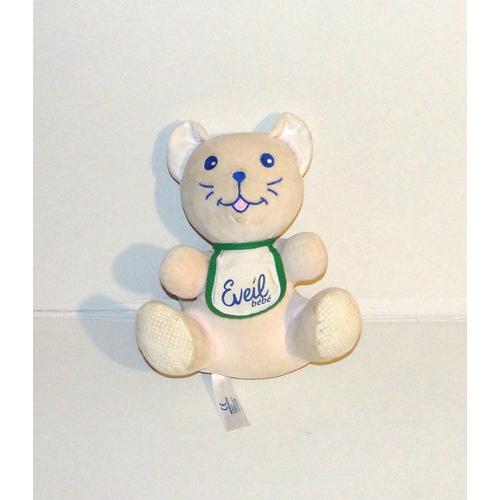 Chat Lactel Eveil Bébé Peluche Nounours