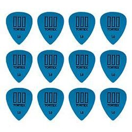 12 Mediators Dunlop Tortex Pitch Black 1.00 Mm - 488p100