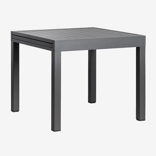 Table De Jardin Extensible Rectangulaire En Aluminium (90-180x90 Cm) Starmi Gris Graphite