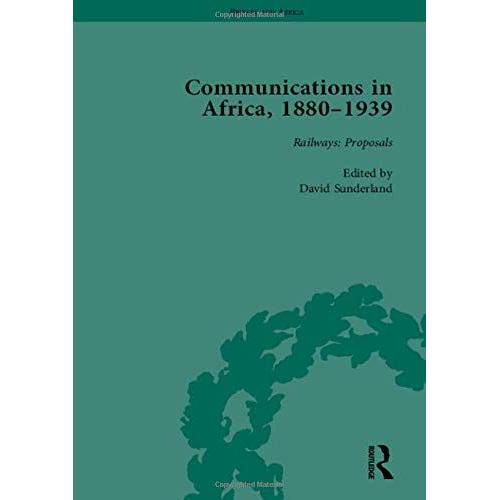 Communications In Africa, 18801939 (Set) (Britain And Africa)