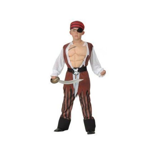 Déguisement Pirate Muscle Enfant 7-9 Ans (Épée Et Chaussures Non Incluses)