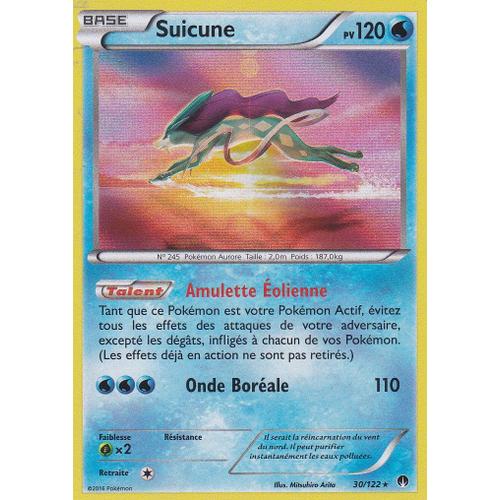Carte Pokemon - Suicune - 30/122 - Holo Rare - Rupture Turbo - Francaise -