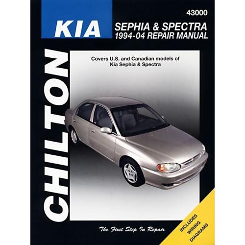 Chilton: Kia Sephia, Spectra & Sportage 1994-10 Repair Manual