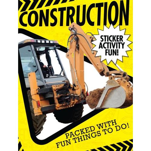 Construction Sticker Activity Fun