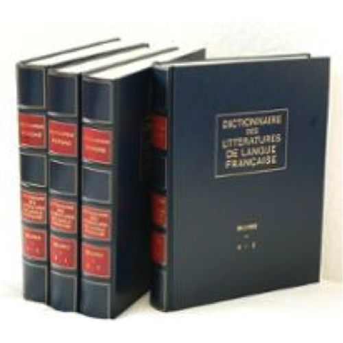 Dictionnaire Des Littératures De Langue Française 