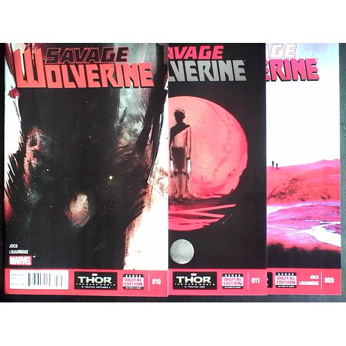 Lot Complet Savage Wolverine 9 - 11 ( Jock , V.O. 2013 )