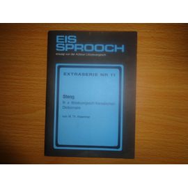 Steng Fir E Letzebuergesch - Franseischen Dictionnaire - 1989