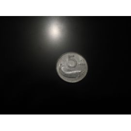 Pièce 5 Lires Italie 1954