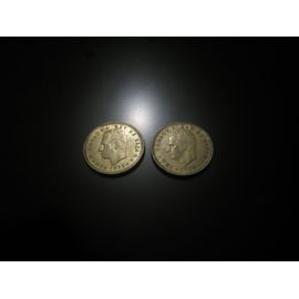 Lot 2 Pièces 1 Una Peseta 1975 * 78 Espagne