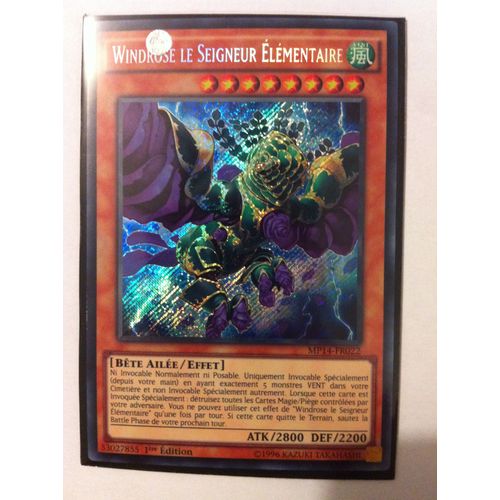Yu-Gi-Oh! - Mp14-Fr022 - Windrose Le Seigneur Elémentaire - Secret Rare