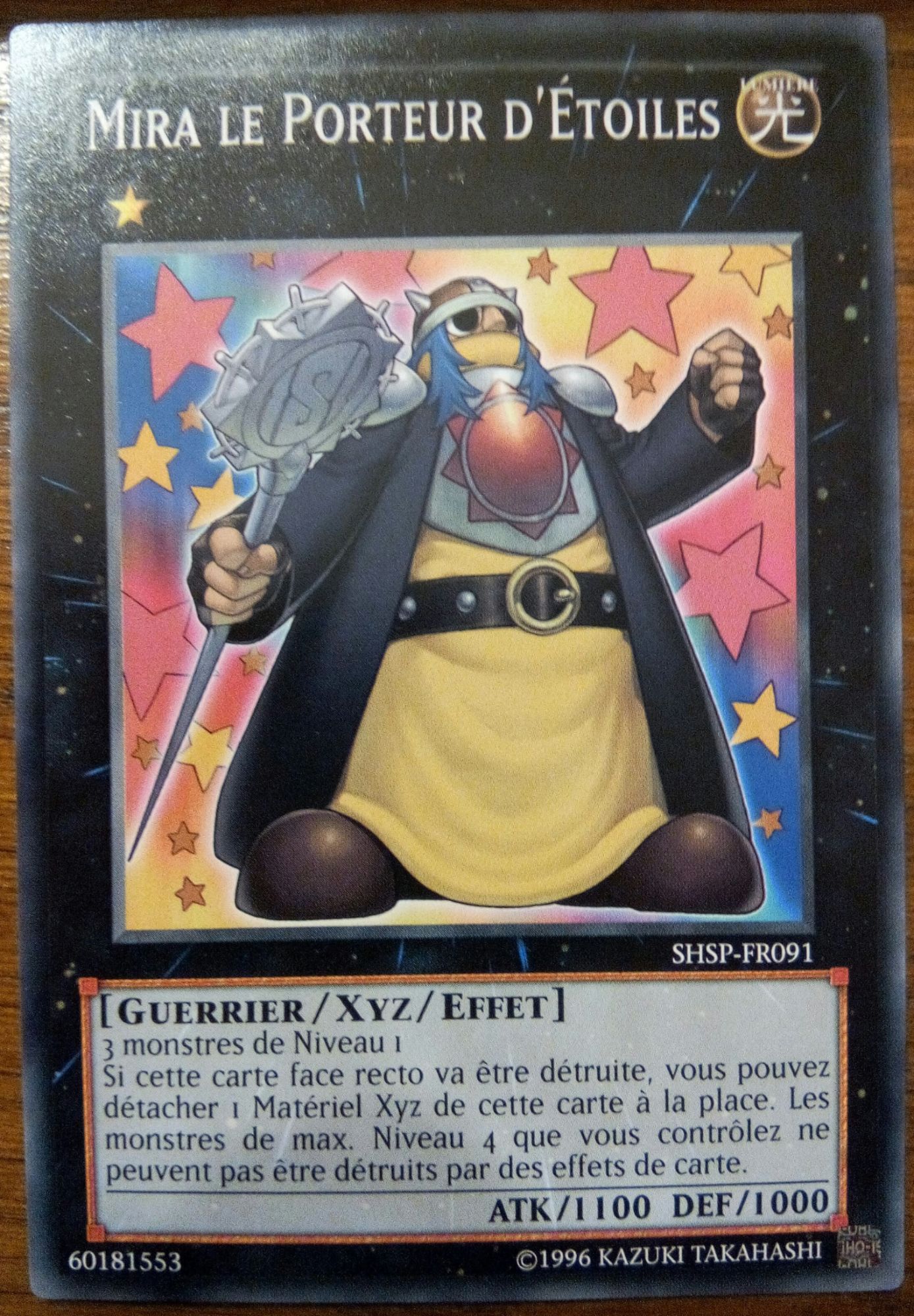 Carte Yu-Gi-Oh - Mira Le Porteur D'etoiles - Shsp-Fr091 Commune