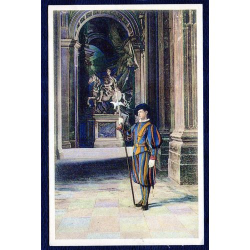 Carte Postale Ancienne, Vatican, Guardia Svizzera In Bassa Uniforme - Garde Suisse En Uniforme