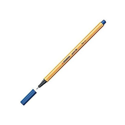 Stabilo Lot De 3 Stylo-Feutres Point 88  Pointe Fine 0,4 Mm Bleu