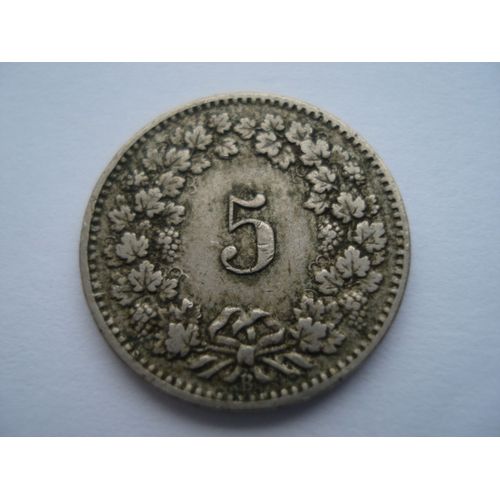 Suisse 5 Rappen 1906 B