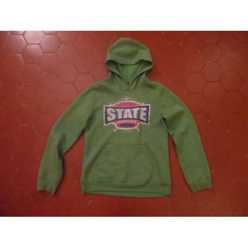 Sweat-Shirt À Capuche Vert La Redoute 