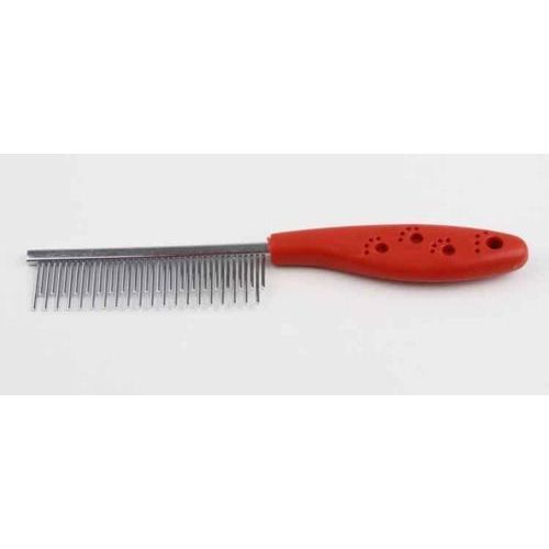 Peigne Chat Chien Brosse Grooming Double Rangs Professionnel Exposition Eleveur