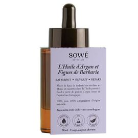 Sowé Huile De Figue De Barabrie Et Argan Bio 50ml 