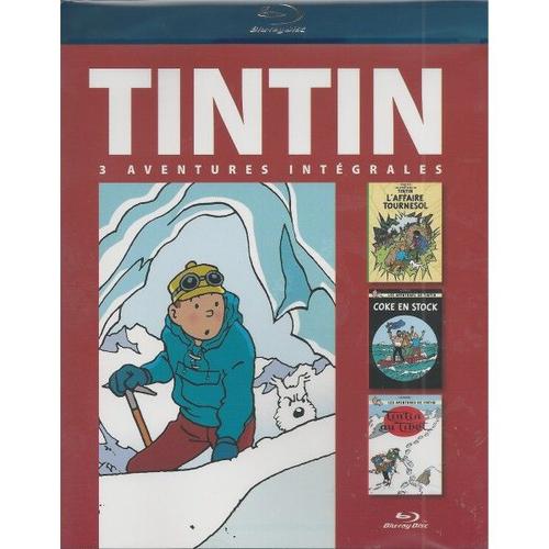Tintin - 3 Aventures - Vol. 6 : Tintin Au Tibet + L'affaire Tournesol + Coke En Stock