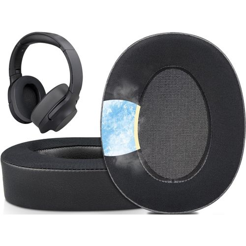 Coussinets de rechange pour casque Sony MDR-100ABN/WH-H900N - en gel rafraîchissant - Mousse d'Isolation du Bruit