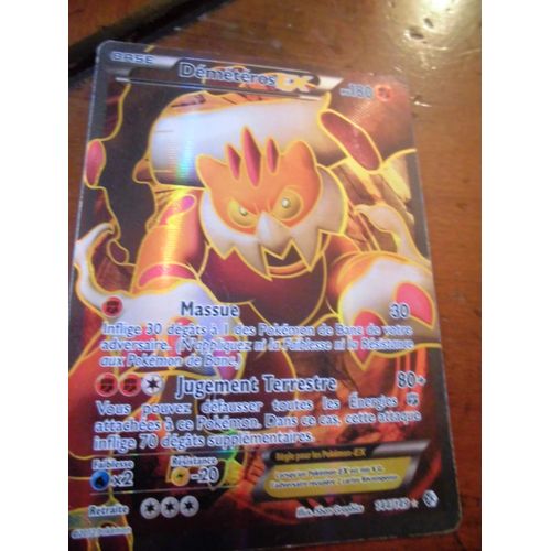 Carte Pokemon Demeteros Ex Full Art 180 Pv 144/149