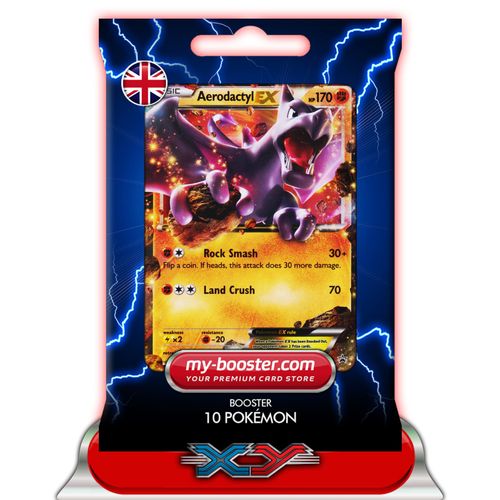 Aerodactyl Ex Xy97 (Promo) 170hp Xy09 - Booster De 10 Cartes Pokemon Anglaises My-Booster