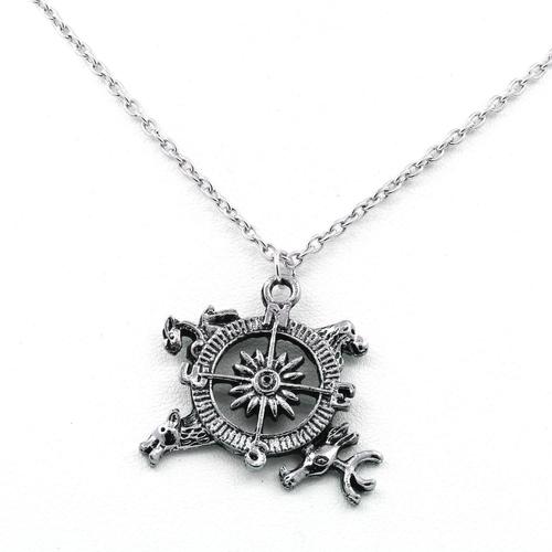 Pendentif Collier Game Of Thrones Compass Song Of Ice