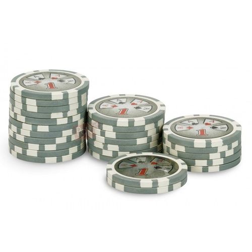 Rouleau 25 Jetons Laser Deluxe 1 Gris