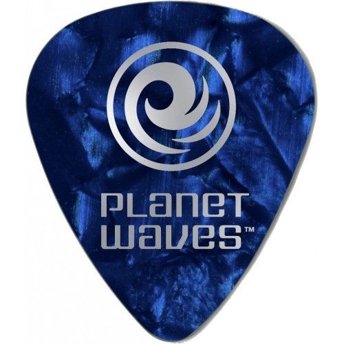 10 Médiators Planet Waves Classic Standard - 0,7 Mm - Bleu Nacré
