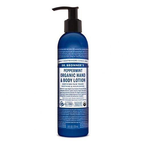Lotion Pour Le Corps Et Les Mains - Menthe Poivrée - Dr Bronner 