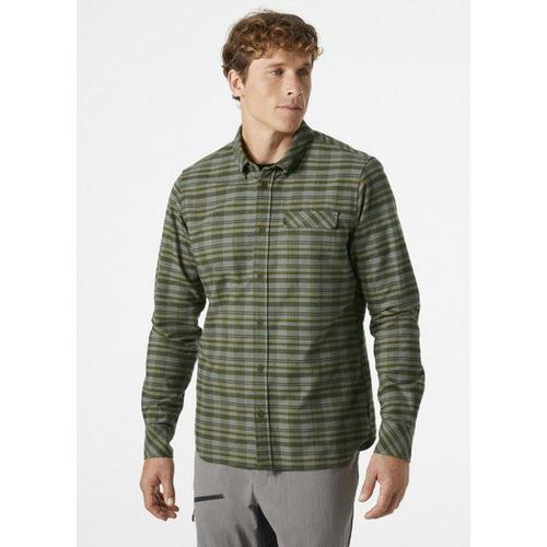 Classic Check Ls Shirt - Chemise Homme Green M - M