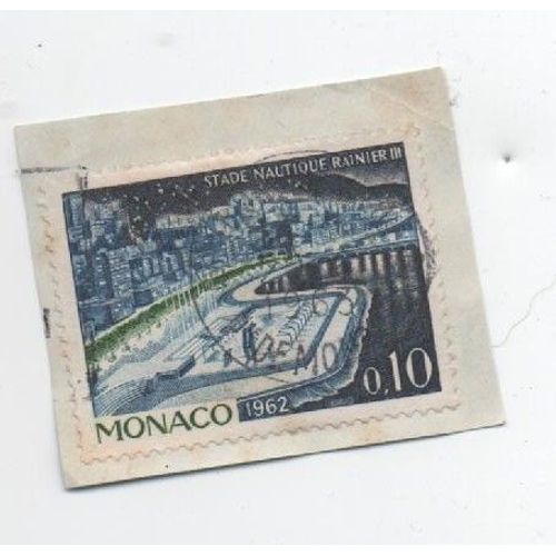 Timbre Monaco Stade Nautique Rainier 3 