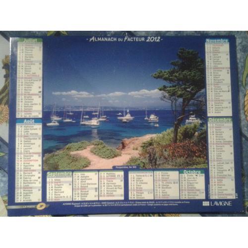 Almanach Lavigne 2012 Porquerolles Martigues