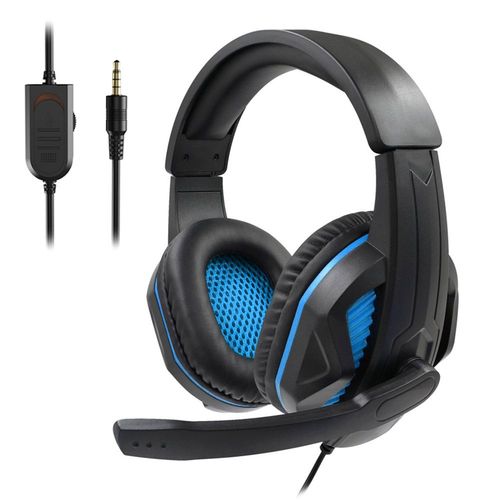 No LED Light Casque filaire avec micro pour téléphone portable, lumière LED, écouteur à basses profondes, lecteur de jeu, XBox, PS4, PC, ordinateur portable ""Nipseyteko""