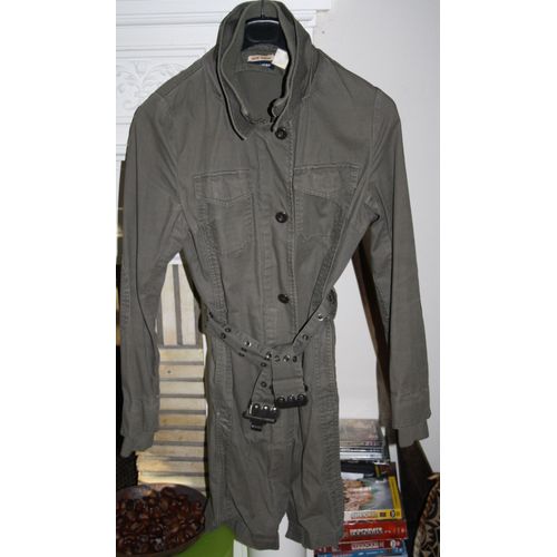 Parka Avec Ceinture Et Capuche Amovible