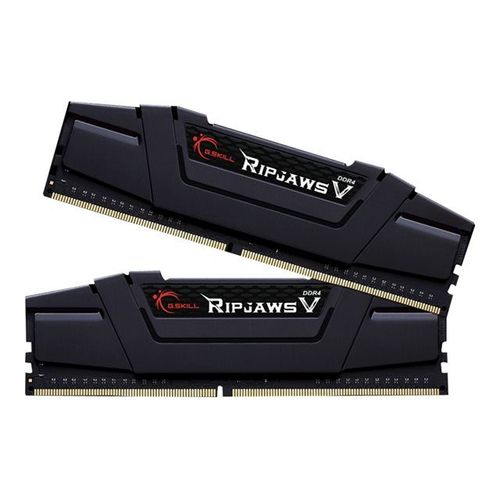 G.Skill Ripjaws V - DDR4 - kit - 16 Go: 2 x 8 Go - DIMM 288 broches - 3200 MT/s / PC4-25600 - CL16 - 1.35 V - mémoire sans tampon - non ECC - noir classique